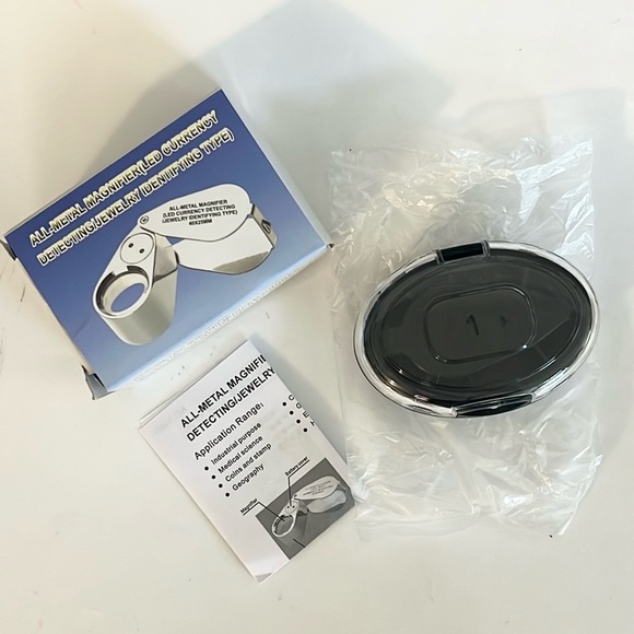 All - metal magnifier - led currency detecting/ jewelry identifying type - Picture 4 of 8